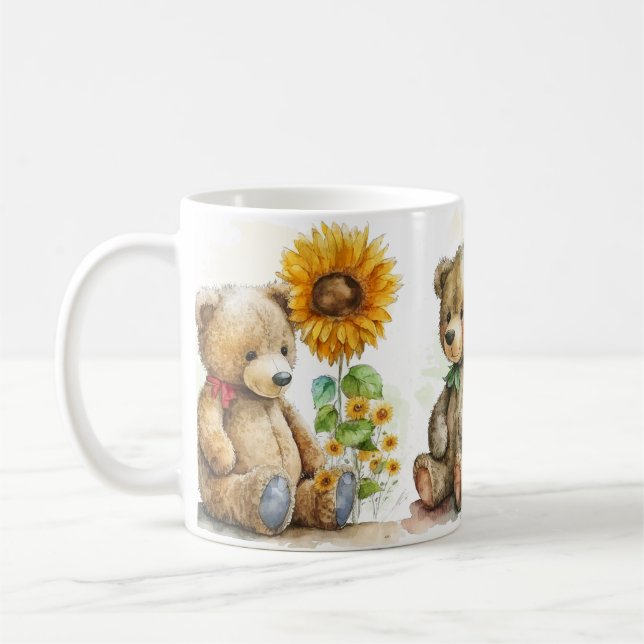 Teddy bear  coffee mug (Left)