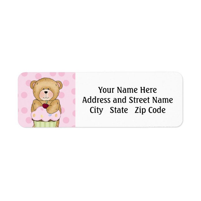 Teddy Bear Cupcake Party  (Front)