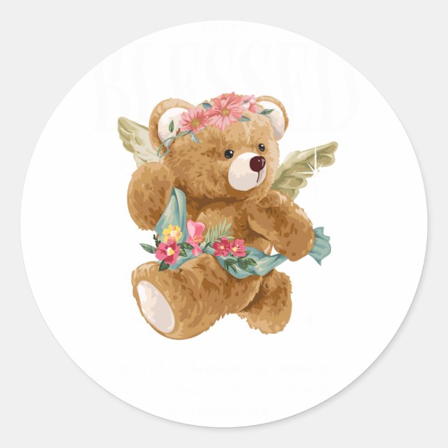 Teddy Bear Day - Celebrate Cuddles and Comfort! Classic Round Sticker (Front)