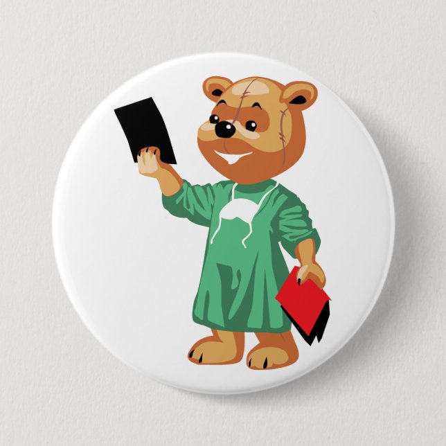Teddy Bear Doctor Button (Front)