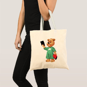 Teddy Bear Doctor Tote Bag