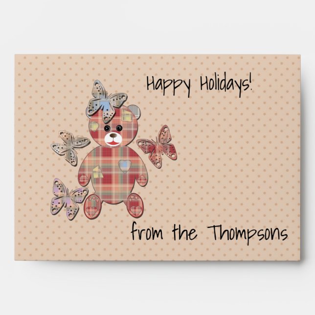 Teddy bear envelope (Front)