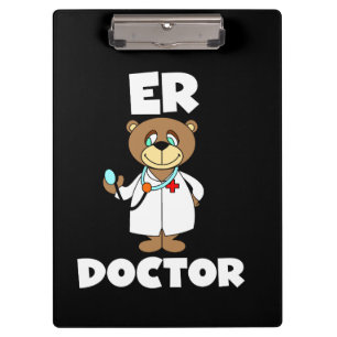 Teddy Bear ER Doctor Clipboard