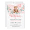Teddy Bear Eucalyptus Wreath Girl Baby Shower