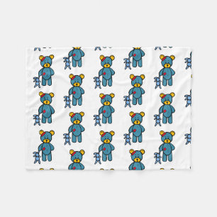 Teddy Bear Fleece Blanket