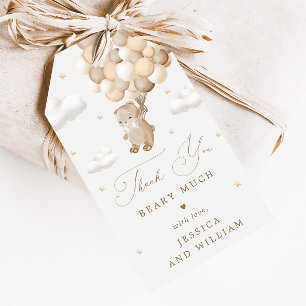 Teddy Bear Gender Neutral Baby Shower Gift Tags