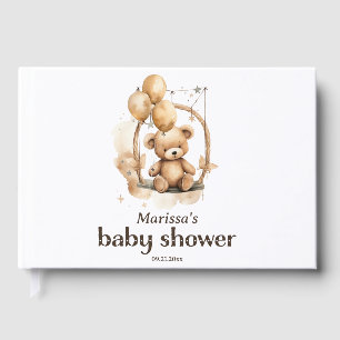 Teddy Bear Gender Neutral Baby Shower Guest Book