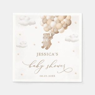 Teddy Bear Gender Neutral Baby Shower Napkin