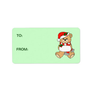 Teddy Bear Gift Stickers