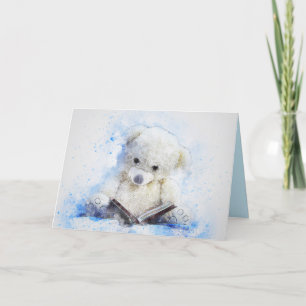 teddy bear greeting card