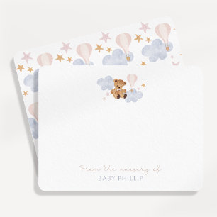 Teddy Bear & Hot Air Balloon, from the nursery of Invitation