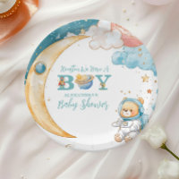Teddy Bear Houston We Have A Boy Outer Space 