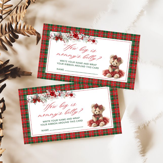 Teddy Bear How Big Is Mummy's Belly Enclosure Card (Creator Uploaded)