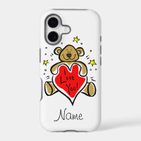 Teddy Bear I Love You iPhone 5 Case