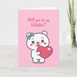 Teddy Bear Illustration Card