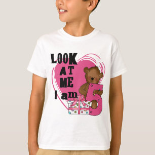 Teddy Bear I'm 5 Birthday T-shirts and Gifts
