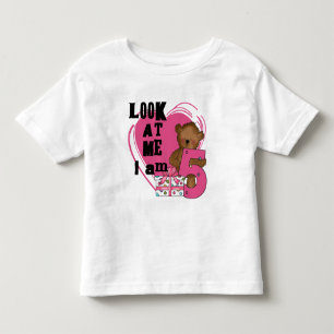 Teddy Bear I'm 5 Birthday T-shirts and Gifts