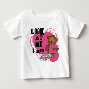 Teddy Bear I'm 5 Birthday T-shirts and Gifts