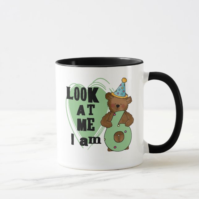 Teddy Bear I'm 6 Birthday T-shirts and Gifts Mug (Right)