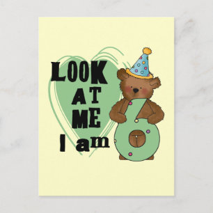 Teddy Bear I'm 6 Birthday T-shirts and Gifts Postcard