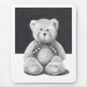 Teddy Bear in Pencil Mouse Mat
