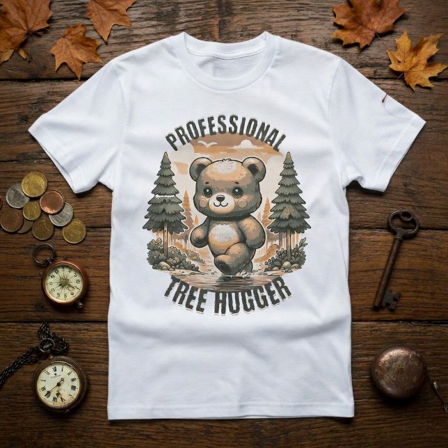 Teddy Bear In The Woods T-Shirt (Creator Uploaded)