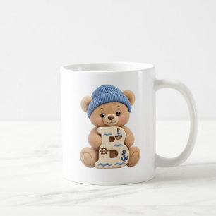 Teddy Bear Initial B Alphabet Mug For Him