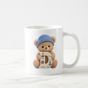 Teddy Bear Initial D Alphabet Mug For Him
