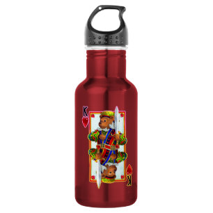 Teddy Bear King of Hearts 532 Ml Water Bottle