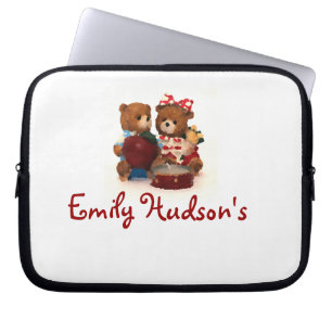 teddy bear laptop sleeve