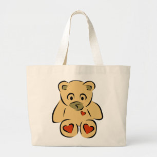 Teddy Bear Large Tote Bag