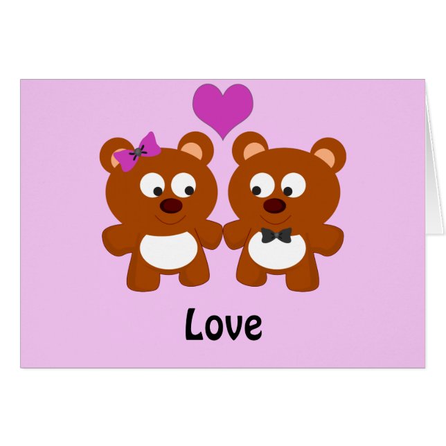 Teddy Bear Love (Front Horizontal)