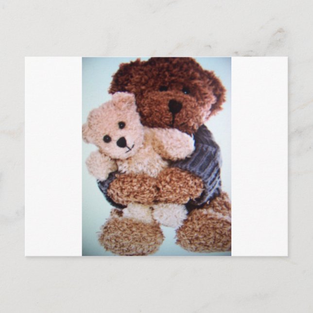 teddy bear love postcard (Front)