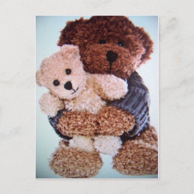 teddy bear love postcard (Front)