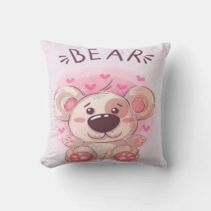 Teddy Bear Lovers Gift For Kids Cushion