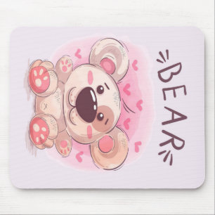 Teddy Bear Lovers Gift For Kids Mouse Mat