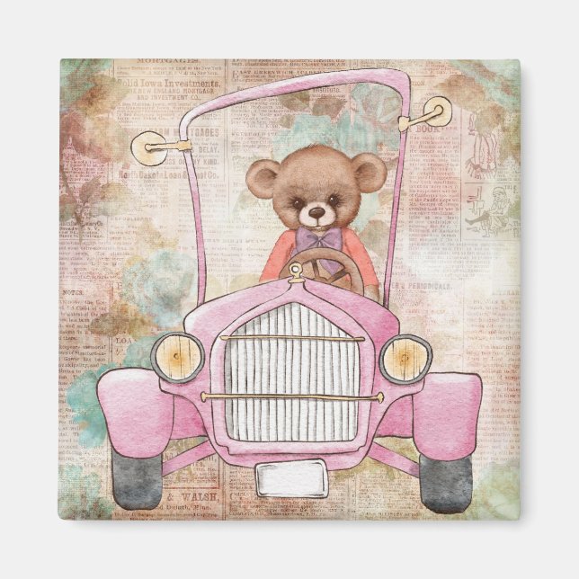 Teddy Bear Magnet (Front)