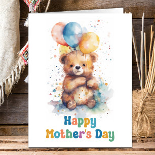 Teddy Bear Mothers Day Card