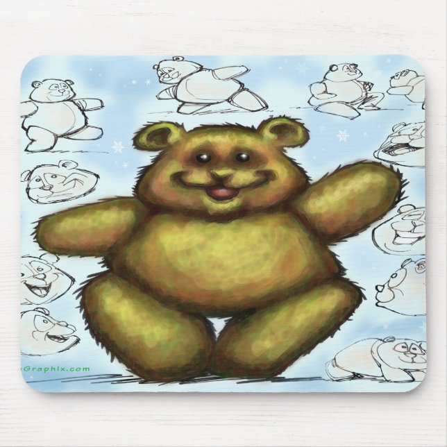 Teddy Bear Mouse Mat (Front)