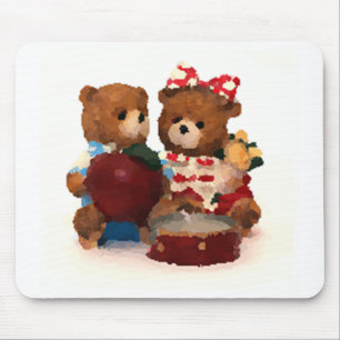 Teddy bear mouse mat