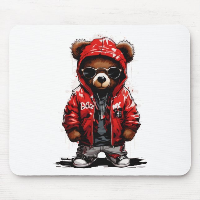Teddy Bear  Mouse Mat (Front)