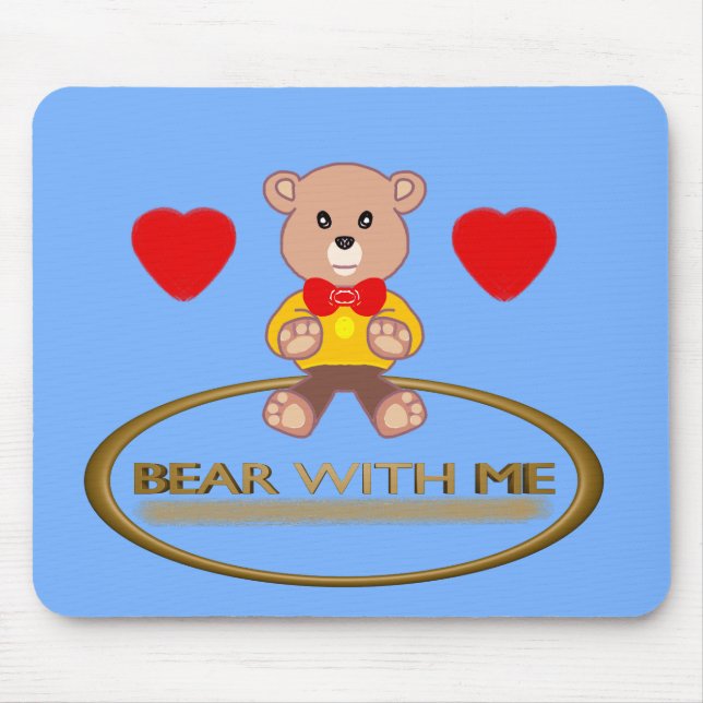 Teddy Bear  Mouse Mat (Front)