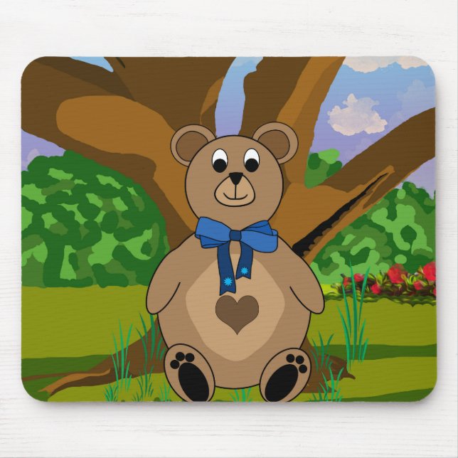 Teddy Bear Mouse Mat (Front)