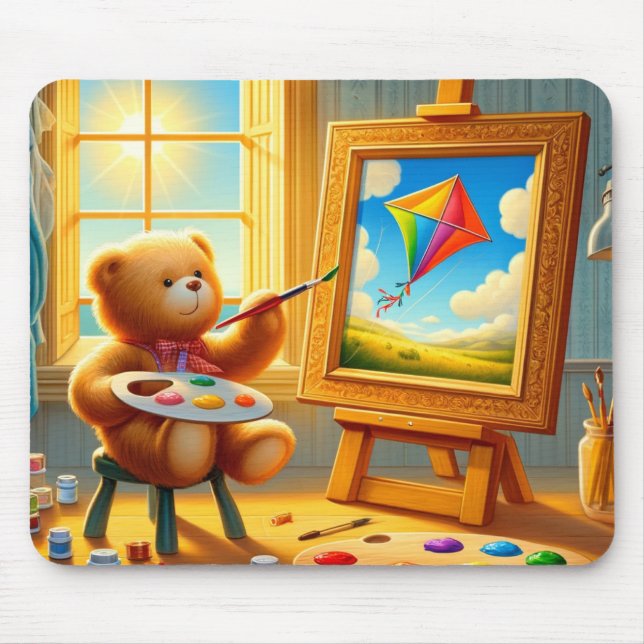 Teddy Bear Mouse Mat (Front)