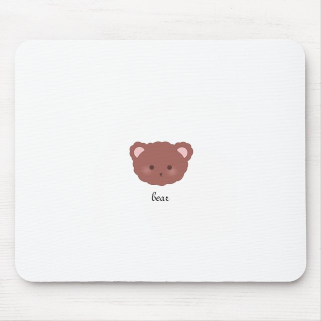 teddy bear mouse pad (Front)