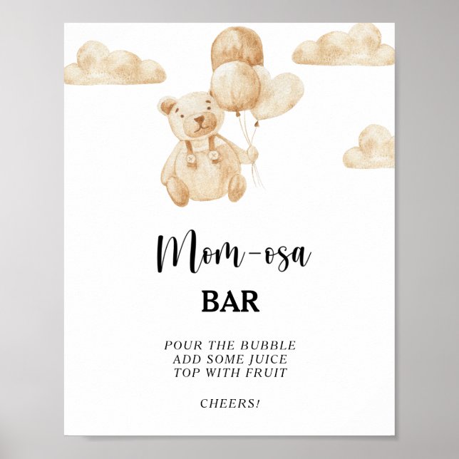 Teddy Bear \ Mum-osa bar  Poster (Front)