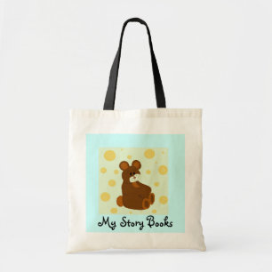 Teddy Bear My Story Books Tote Bag