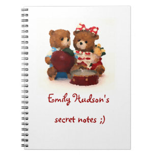 Teddy bear notebook