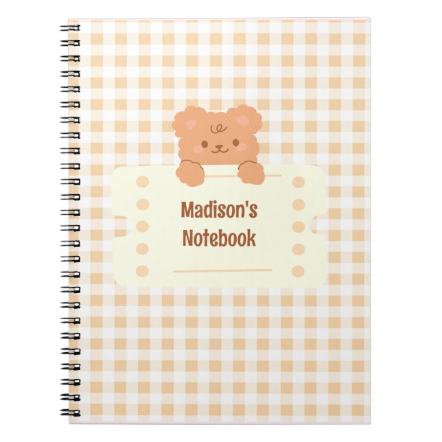 Teddy Bear Notebook (Front)