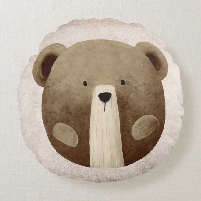 Teddy Bear Nursery Pillow (Front)
